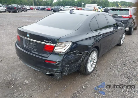 2013 BMW 750I xDrive из США, поврежденный, VIN WBAYB6C50DC998045